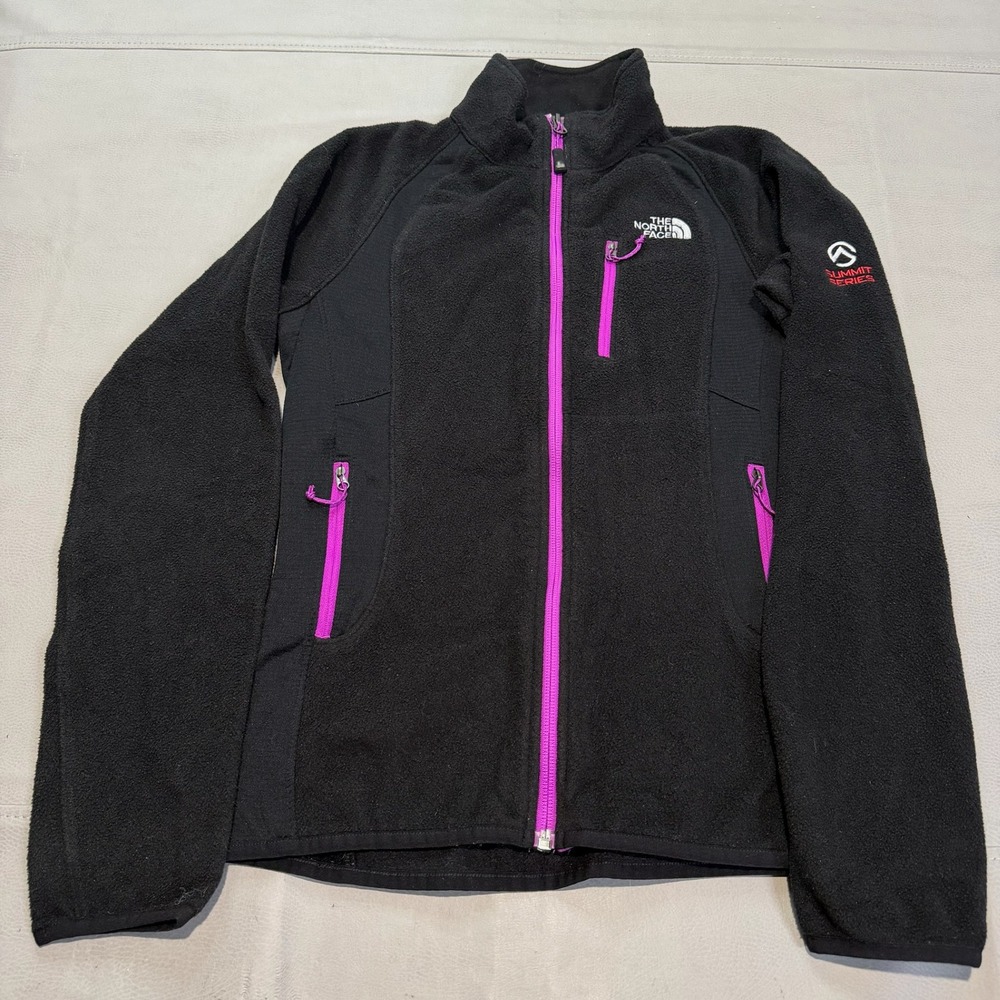 North Face Summit Series Fleece‎ Jacket Women Black Zip Outdoor Active S-XXXX